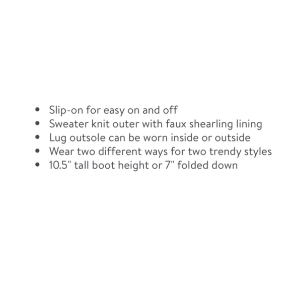 Muk Luks Mid Calf Knit Foldover Slipper Boots - Picture 6 of 14